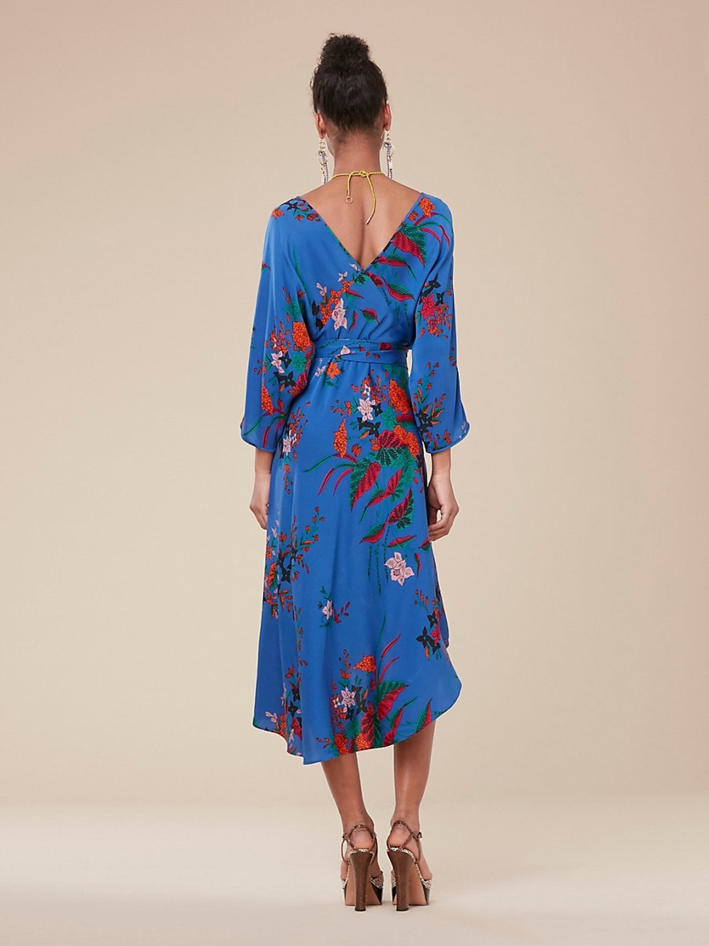 Diane Von Furstenburg - Eloise Asymmetric mini dress - Picture 5 of 5